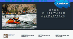 Desktop Screenshot of idahowhitewater.net